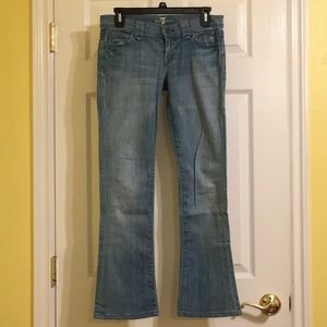 7 for all Mankind boyfriend bootcut jeans